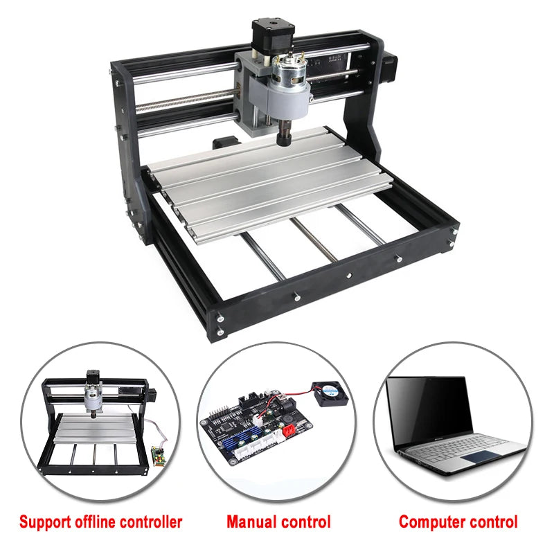 TwoWinCNC 3018 Pro Laser Gravur - 20W 30x18x4.5cm GRBL