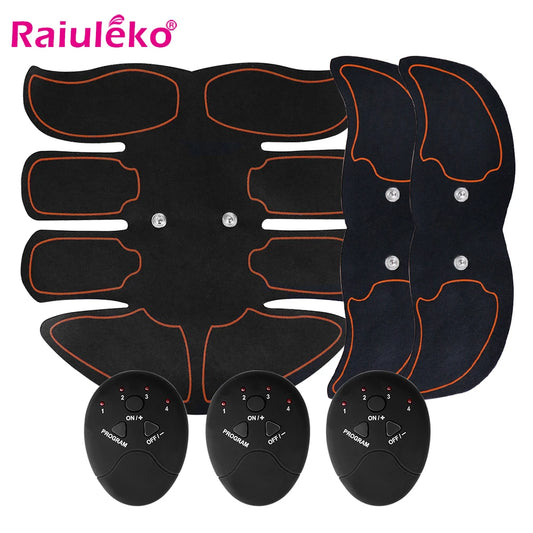 Dr Imp EMS Aparat de antrenament abdominal - Stimulator muscular cu 6 moduri compact