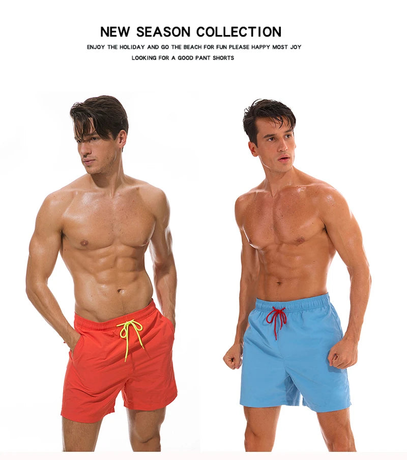 Herren-Badehose 2025: ESCATCH Man Swimwear Swim Shorts Trunks Beach Board Shorts - Swimming Pants Swimsuits Mens Running Sports Surffing Shorts Collection