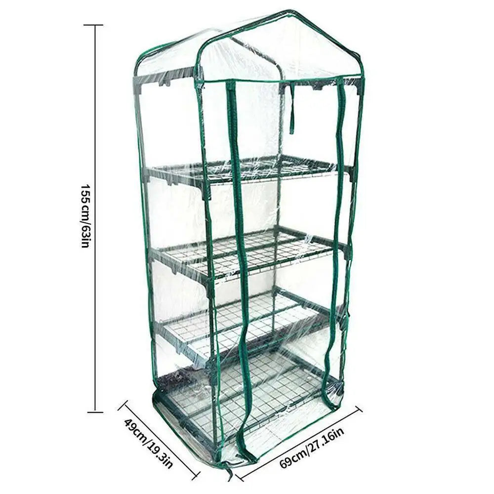Small Greenhouse 2-5 Tier For Garden Gardening Flowerpot Tent Plant Greenhouse Flower House Plant Grow Plant Grow Bags Warm