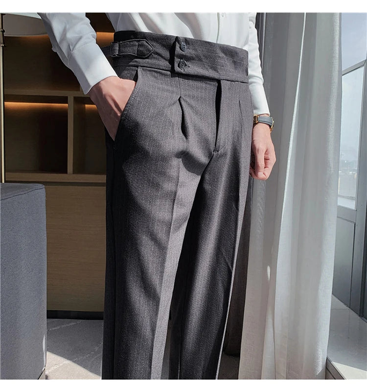 Pantaloni slim fit MYAZHOU cu talie înaltă - Poliester S-XXL