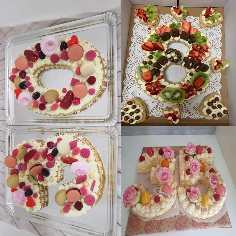 YOMDID HAUSTIER 0-8 Zahlen Kuchen Form 2025: Kuchen Dekorieren Werkzeuge Confeitaria Maker - Geburtstag Kuchen Gebäck Form Backen 4/6/8/10/12/14 Zoll CE/EU