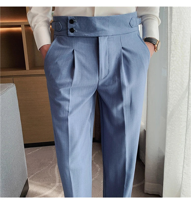 Pantaloni slim fit MYAZHOU cu talie înaltă - Poliester S-XXL