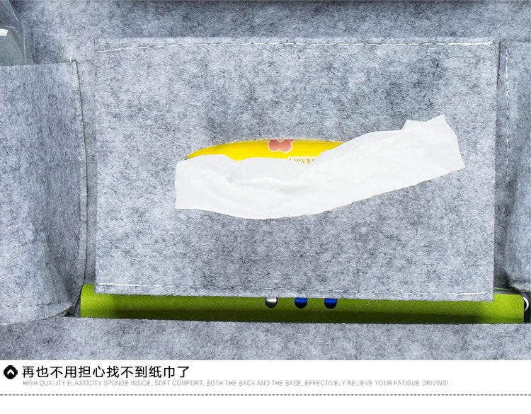 Geantă de depozitare pentru spătarul scaunului auto, geantă de depozitare reglabilă multifuncțională pentru bancheta din spate, geantă de depozitare de mare capacitate în interiorul spătarului scaunului auto