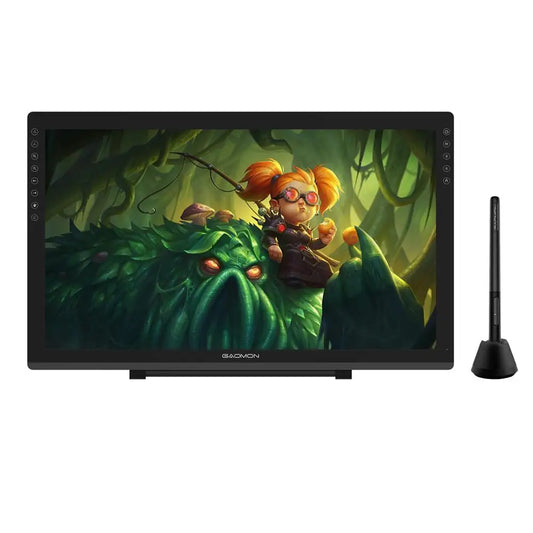 Gaomon PD2200 21.5 Inch Graphics Tablet Anti-Glare Full Lamination Screen Display with 8 Touch Keys Support ±60° Tilt Function