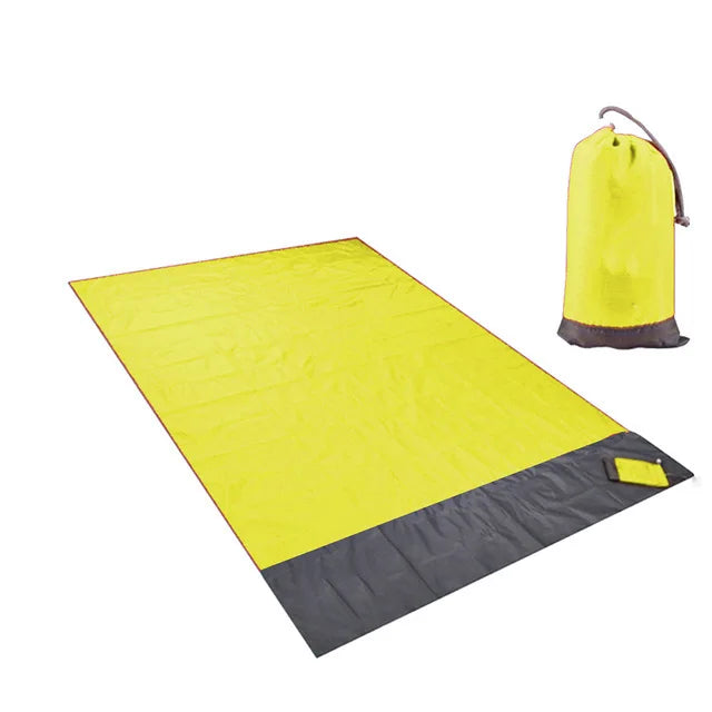 Large Beach Anti-sand Towels 200 cm Mat Anti Sand-free Beach Anti Sand Beach Blanket Oversized Pocket Picnic Wind Prevent Proof