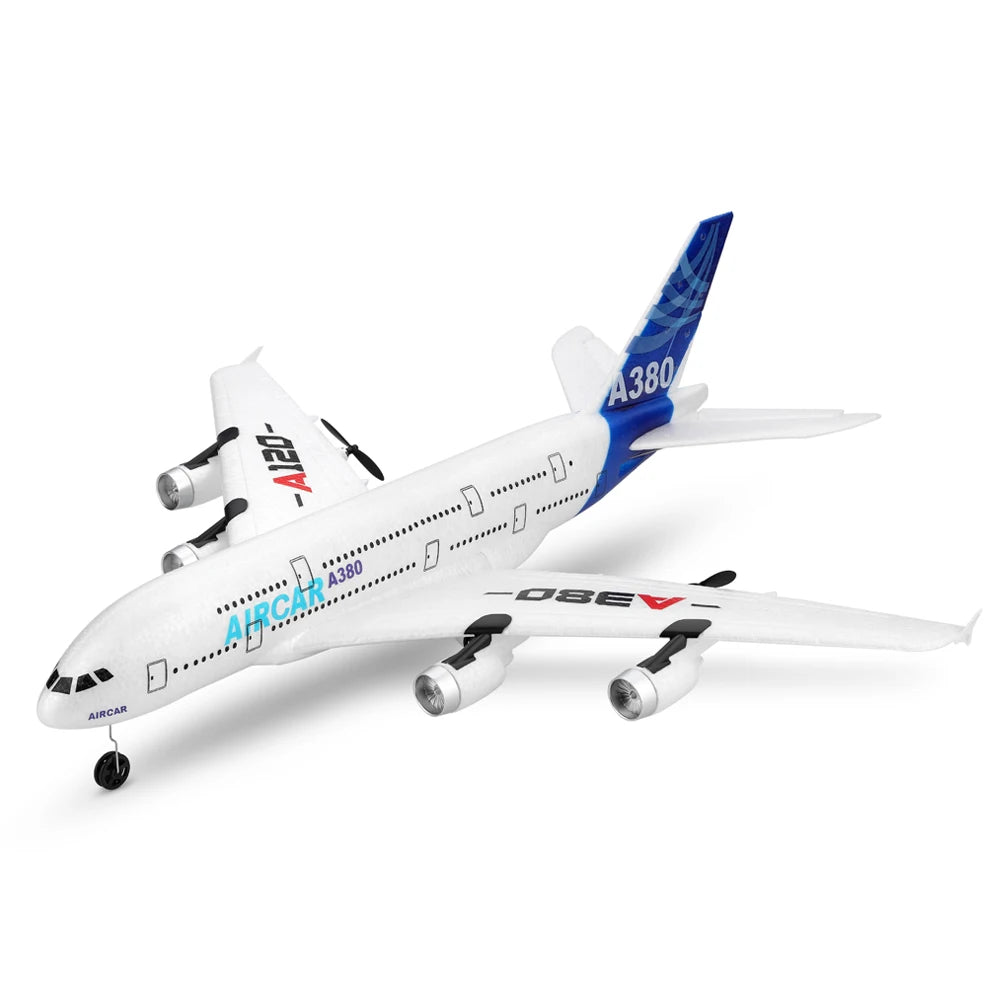 Wltoys XK A120 RC Plane 3CH 2.4G EPP Remote Control Machine Airplane Fixed-wing RTF A380 RC Aircraft Model Outdoor Toy for Kids
