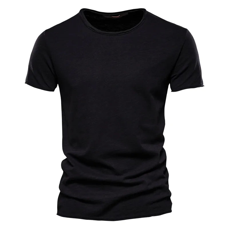 AIOPESON T-Shirt Casual Leicht - 100% Baumwolle Kurzarm