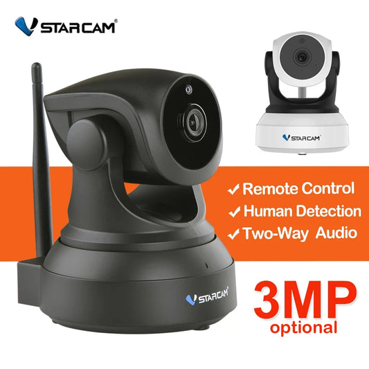 IP-Kamera 2025: VStarcam C24S WiFi 3MP 1296P HD - Wireless Überwachung Baby Monitor Pet Collection