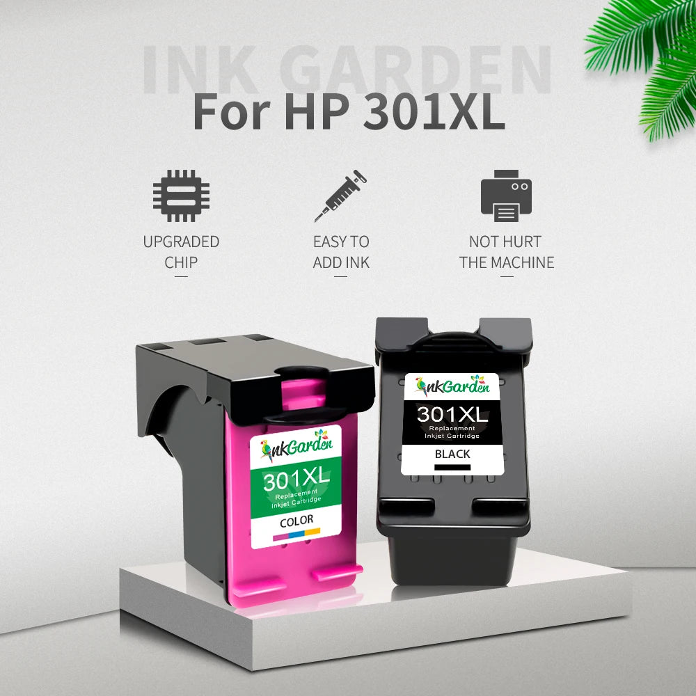 Ink Garden 301XL Ersatzpatrone - Schwarz Und Farbe Kompatibel