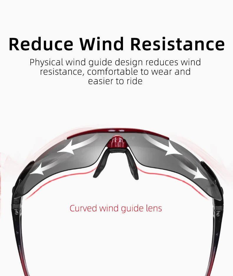 ROCKBROS Radfahren Polarisiert Brille Fahrrad Sonnenbrille Outdoor Sport Sonnenbrille MTB PC Schutzbrille Augenschutz 5/3 Linsen Fahrrad Zubehör
