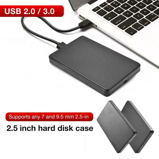 HDD-Gehäuse 2025 - 2.5 Zoll External USB 3.0 SATA Back to School Data Storage