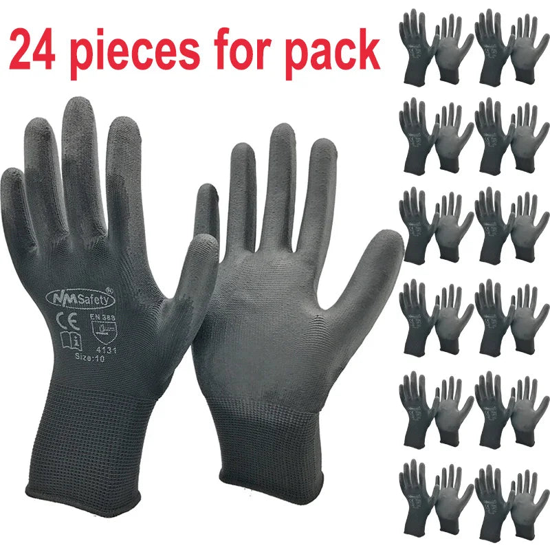 Nmsafety Antistatisch Handschuhe - 13G Nylon PU 24 St