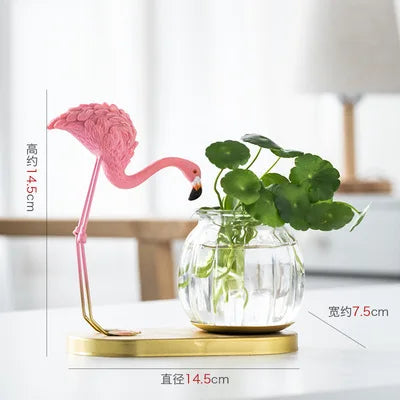 Creative Hydroponic Plant Vase Glass Transparent Container Dish Water Planting Flower Pot Living Room Decoration Decoration