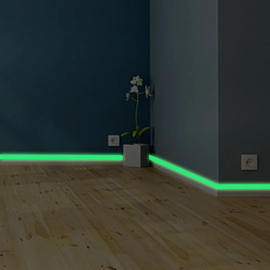 Leucht-Wandsticker 2025: Luminous-Band Baseboard - Glow-Dark DIY Collection
