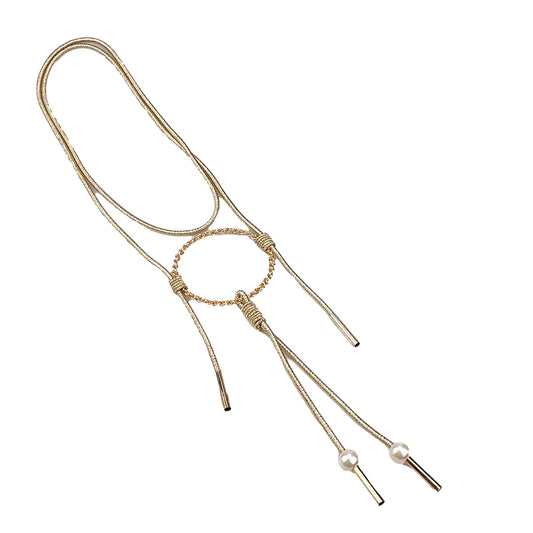 UKEBAY nou lung pandantiv coliere femei lux lucrat manual colier culoare aurie lanțuri perle accesorii declarație bijuterii en-gros