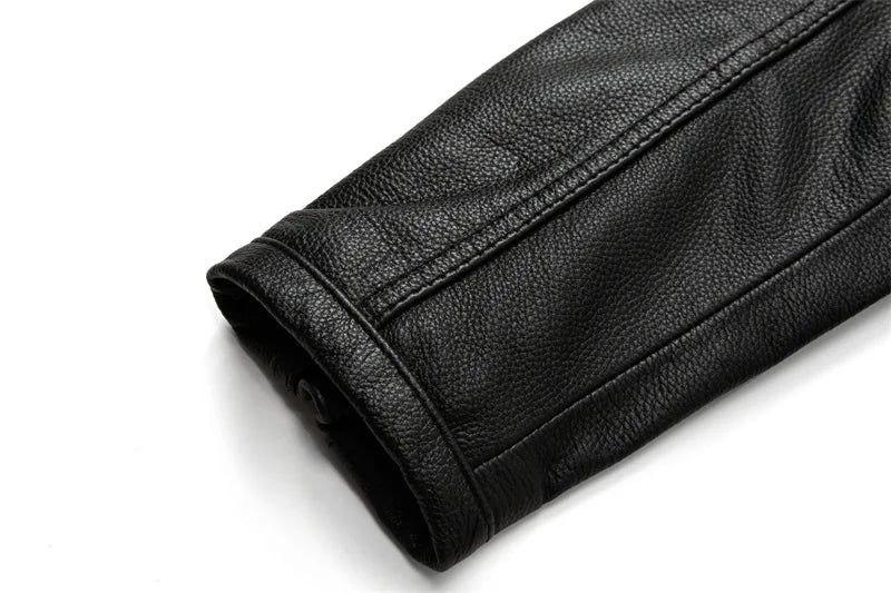 BikerX Milano Lederjacke Vintage Biker - Rindsleder L