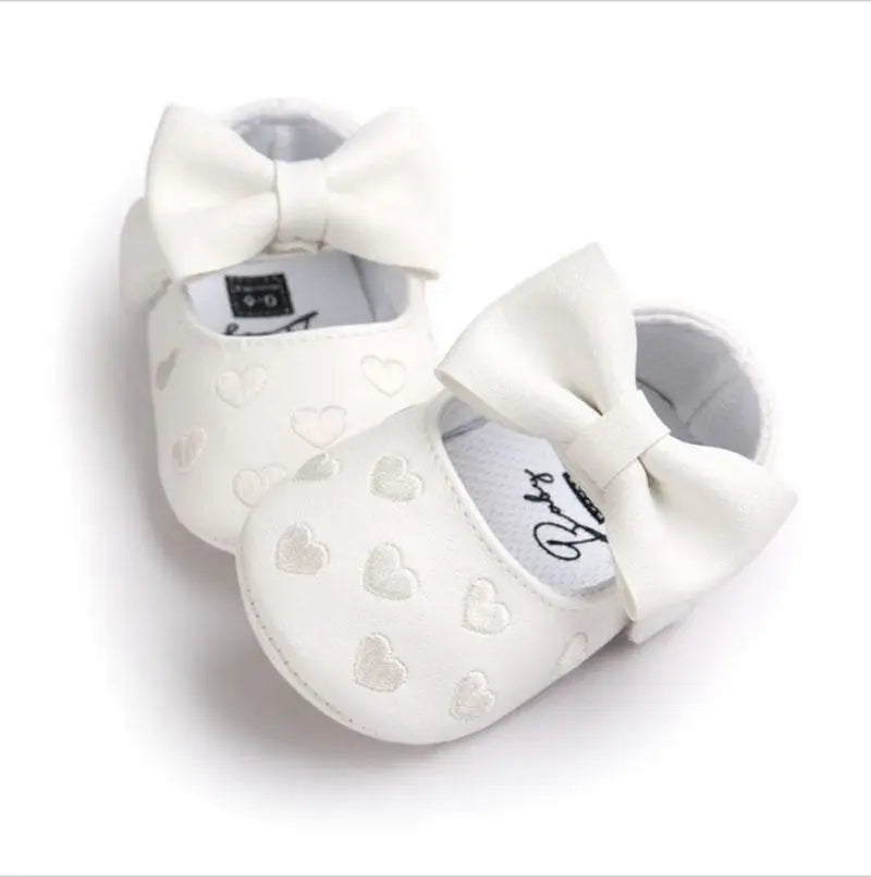 Casual Baby Schuhe 2025 - Baby Mädchen Krippe Schuhe Schleife Weiche Sohle - Erste Laufschuhe Sneakers Laufen Schuhe