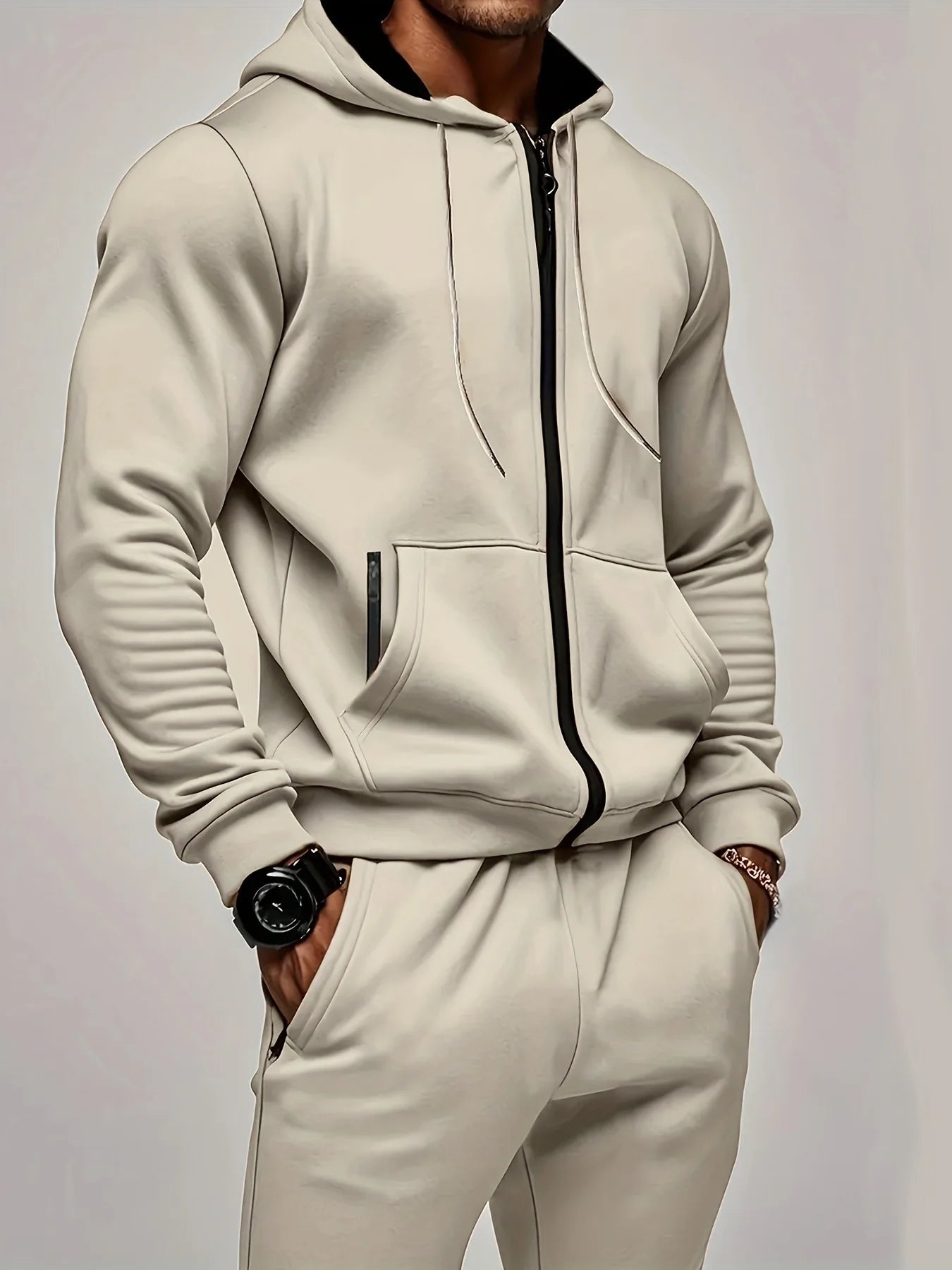 OEM Tracksuit Atmungsaktiv - 95% Polyester, Reißv., XL