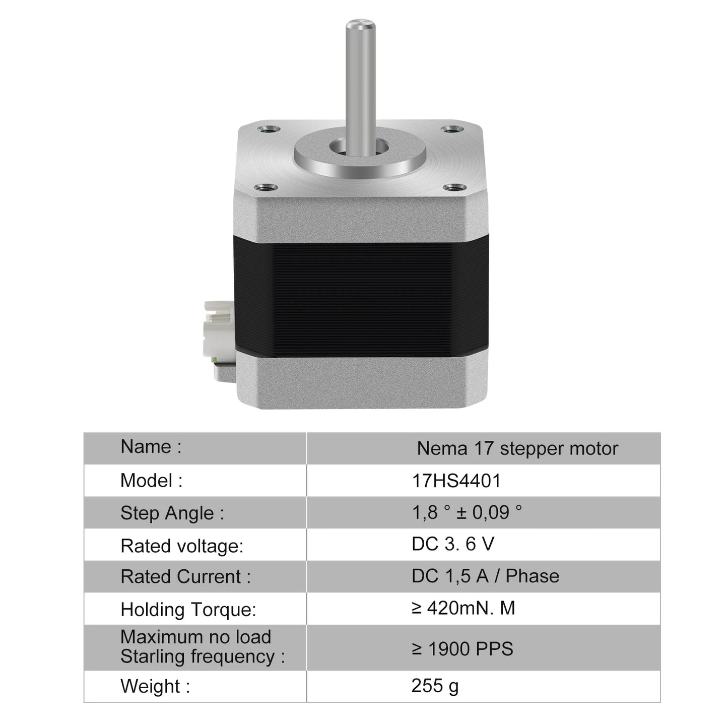 5Pcs Usongshine Nema17 Stepper Motor 17HS4401