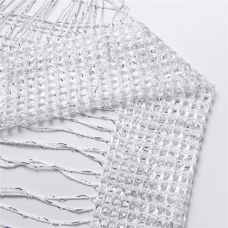 String Volant Glänzende Quaste - 1 Panel, 1-40% Transluzenz