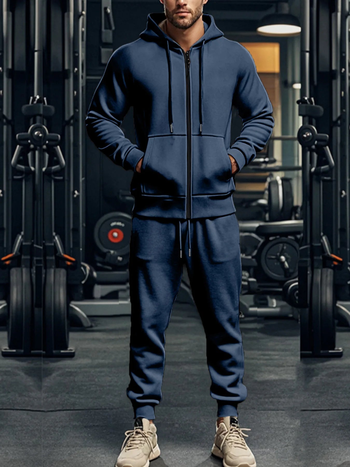 OEM Tracksuit Atmungsaktiv - 95% Polyester, Reißv., XL