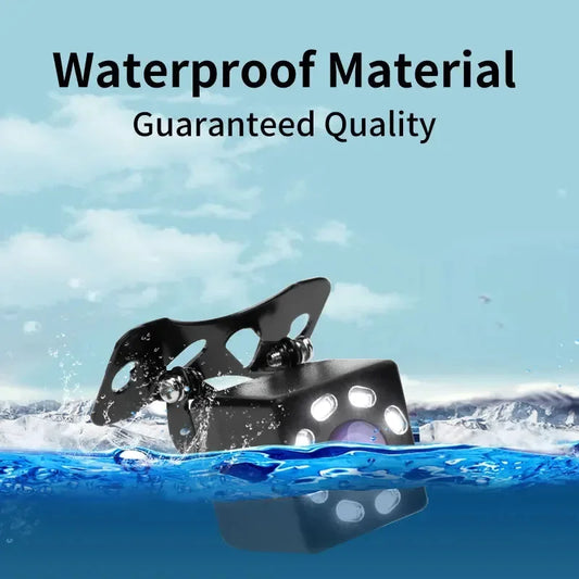 Hippcron Auto Rückfahrkamera 4 LED Nachtsicht Rückwärts Auto Parken Monitor CCD Wasserdicht 170 Grad HD Video - Golden Bridge Store