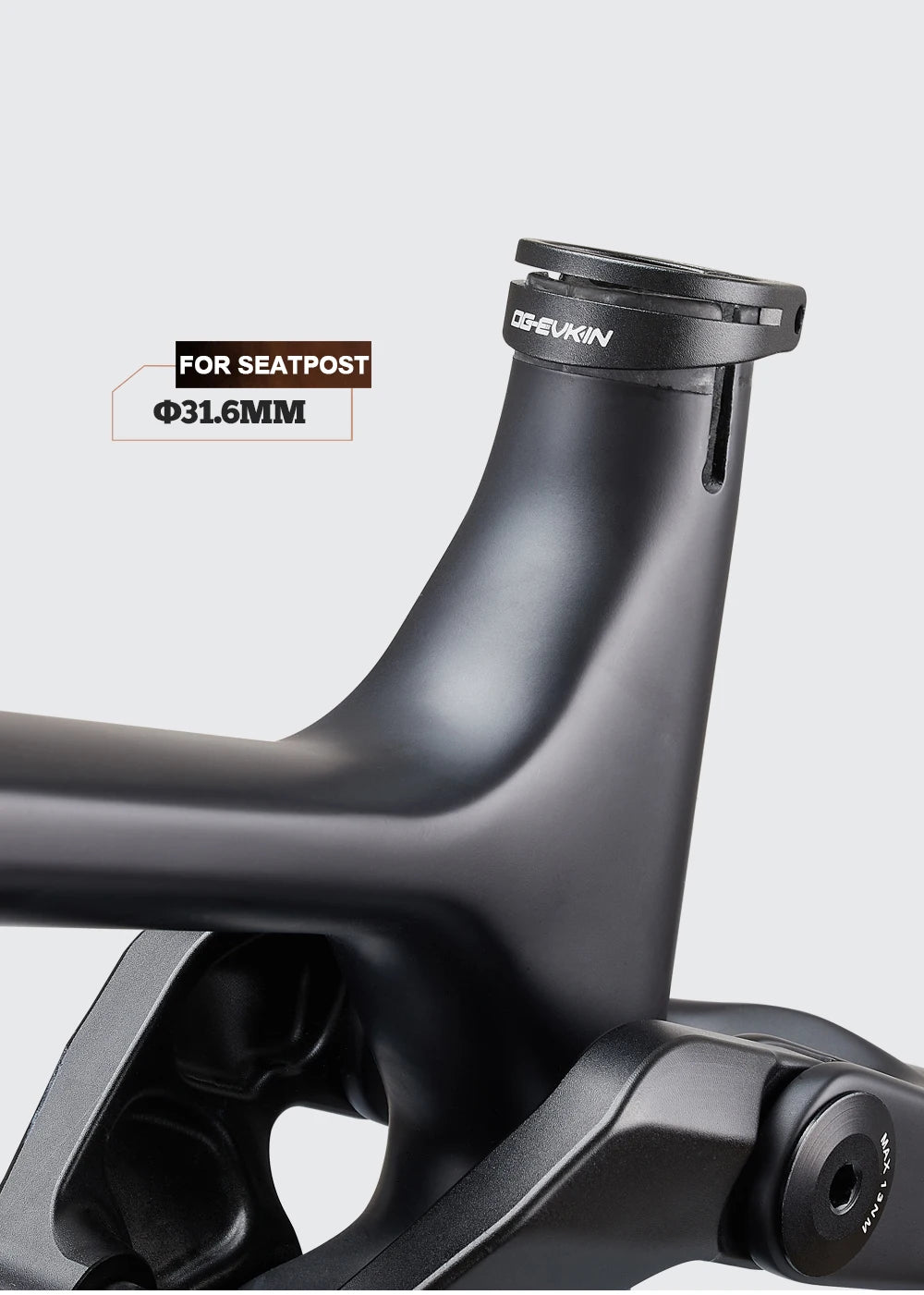 OG-EVKIN CF-080 2025 - Carbon Full Suspension MTB Rahmen - 12X148 Thru-Axle Boost 29er Professional Mountain Bike