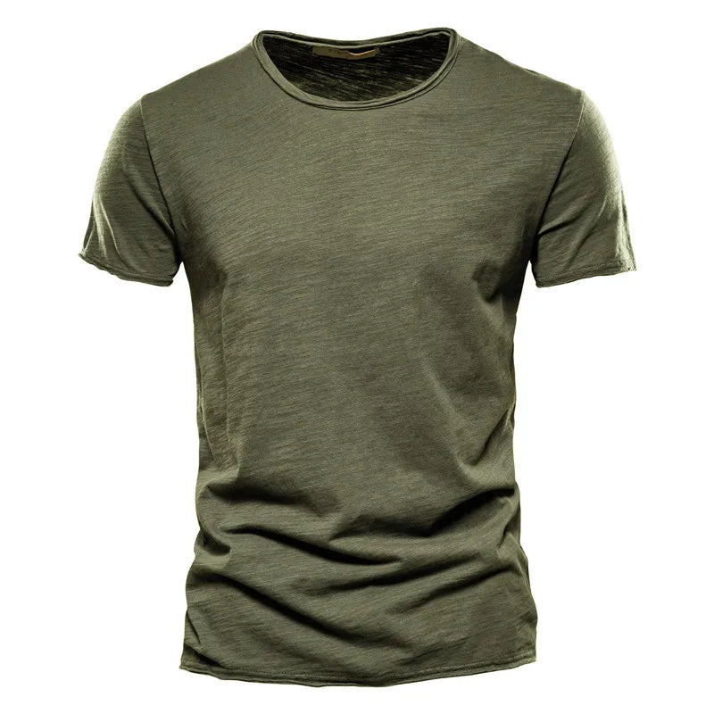 AIOPESON T-Shirt Casual Leicht - 100% Baumwolle Kurzarm