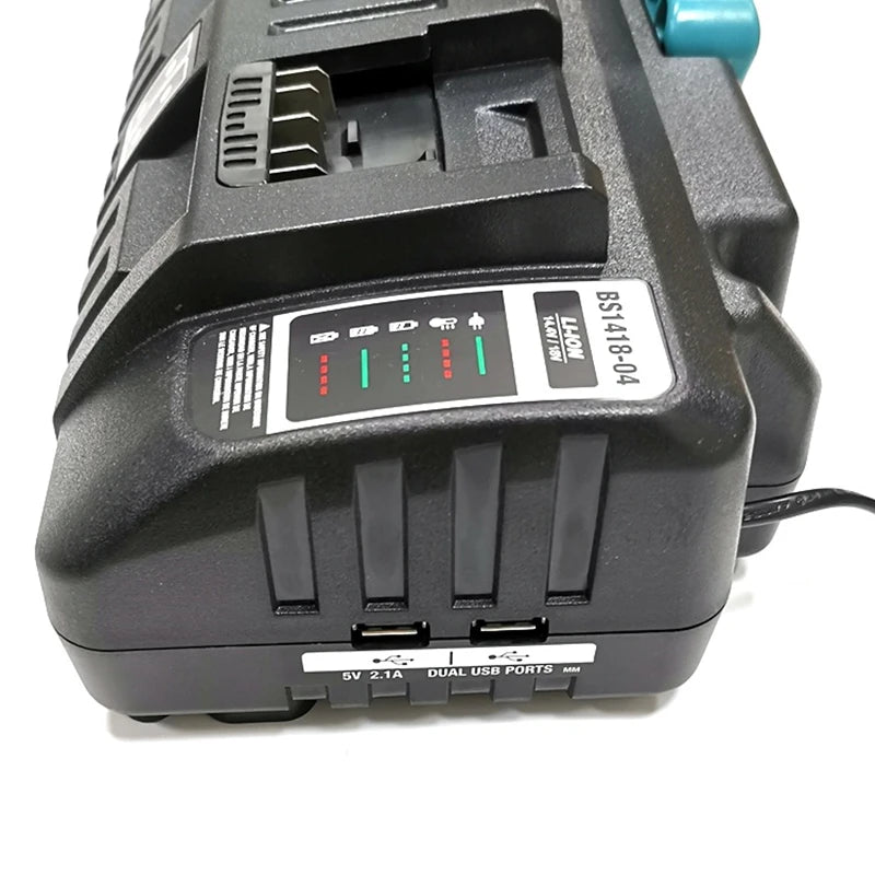 For BOSCH 14.4V 18V Li-ion Charger Rapid Optimum 4-Port 3A Charging Current Replacement Battery Charger BS1418-04