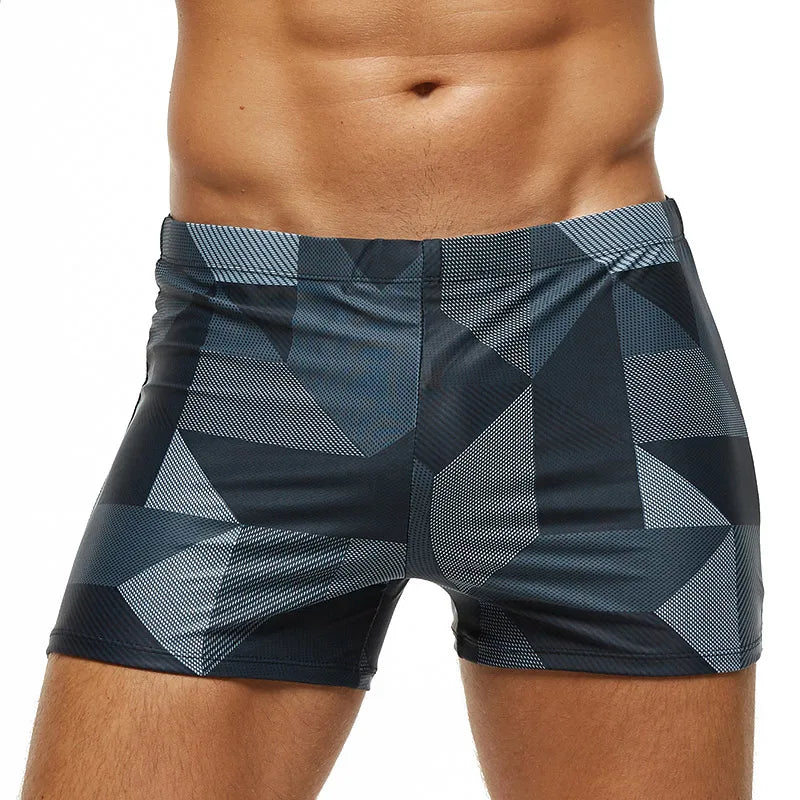 Herren Schwimmbekleidung 2025 - ESCATCH Plus-Size Fashion Elastische Schwimmhose