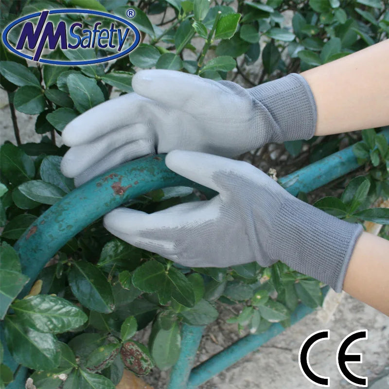 Nmsafety Antistatisch Handschuhe - 13G Nylon PU 24 St