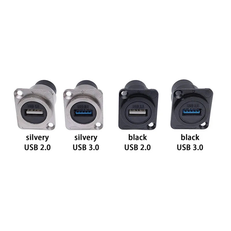 D Type Metal USB Socket