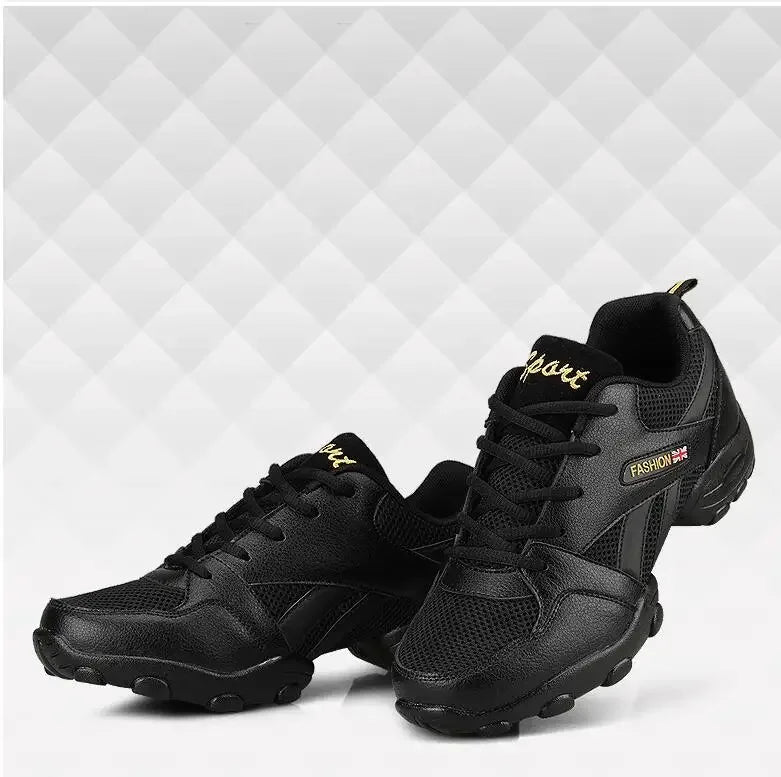 Men's Dance Sneakers Jazz Dancing Shoes Boy's Modern Mesh Breathable High Quality Non-slip Outdoor Male Sports Shoe - Golden Bridge Store