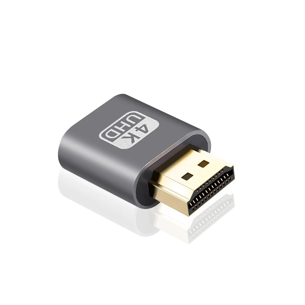 Display-Adapter 2025: VGA Virtual Display Adapter HDMI-compatible 1.4 - DDC EDID Dummy Plug Headless Ghost Display Emulator Video Card Lock Plate Collection