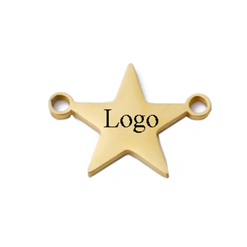 Talismane gravabile Zhejiang - Oțel inoxidabil 5 buc 0,9x1,7cm