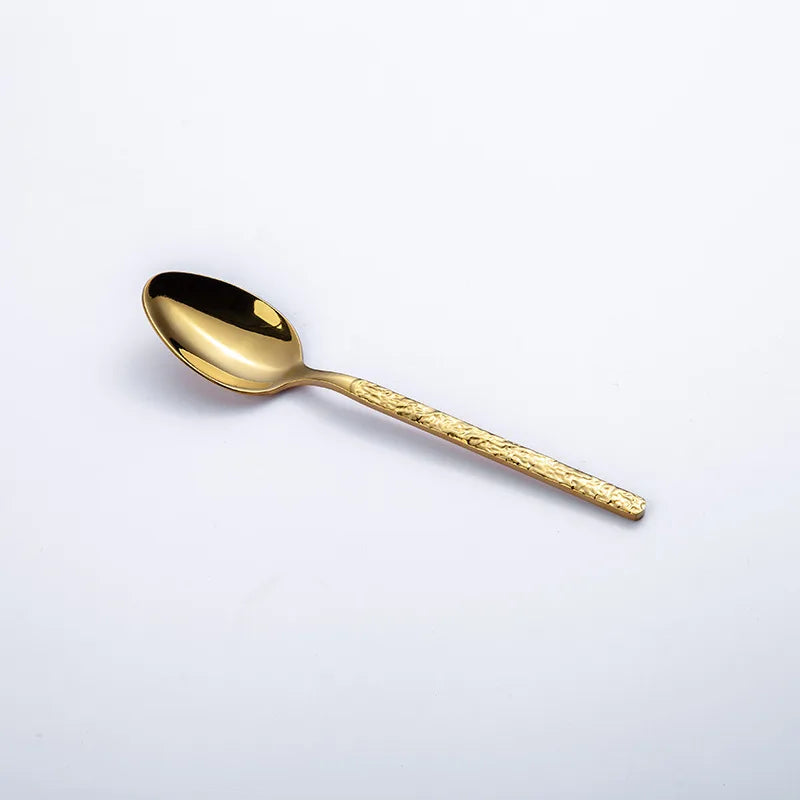 Stainless steel Western Cutlery set Knife Fork Spoon Dinner Set Dessert Dinnerware Western Steak Knife Tableware Spoon Fork