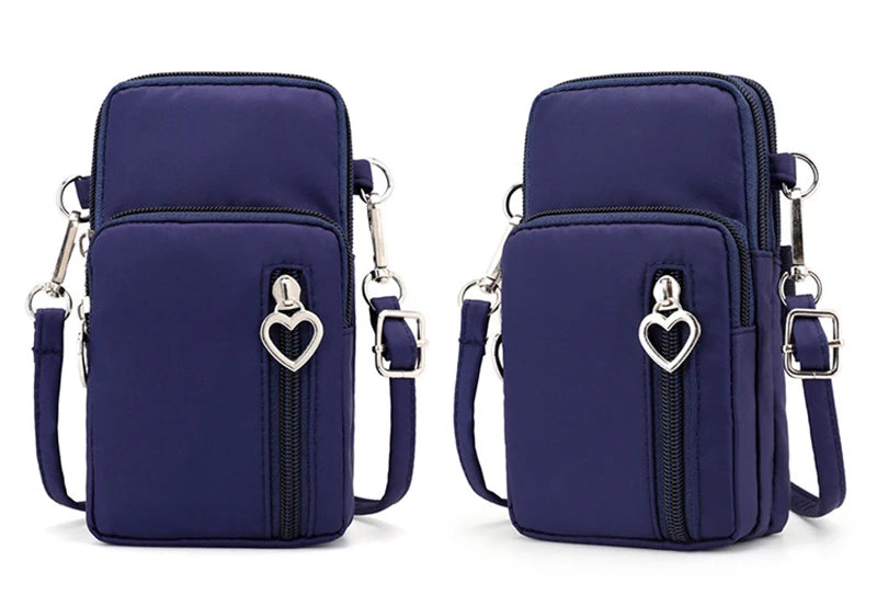 Crossbody Taschen Frauen 2025 - Wasserdicht Nylon Multifunktion Casual - Kleine Tasche Handy Hülle Crossbody Sport Geldbörse