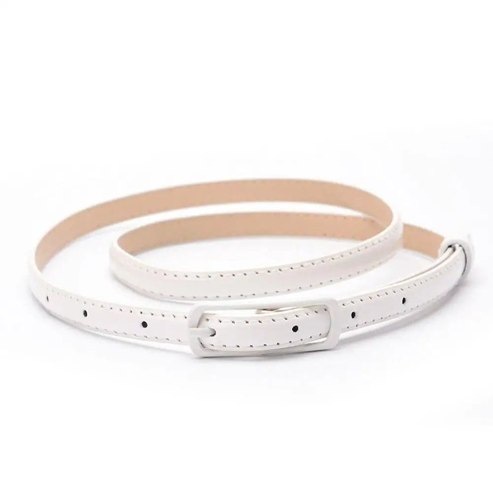 Elegant Women Belt Fashion Luxury Thin Style Adjustable Faux Leather Women Waist Belt Dress Jeans Accessories ремень женский