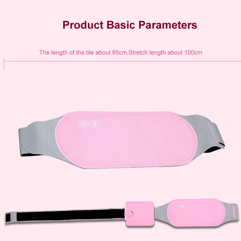 Electric Warm Uterus Belt USB Heating Waist Belt Pain Relief Far Infrared Heated Band Relieve Dysmenorrhea Female Body Heater