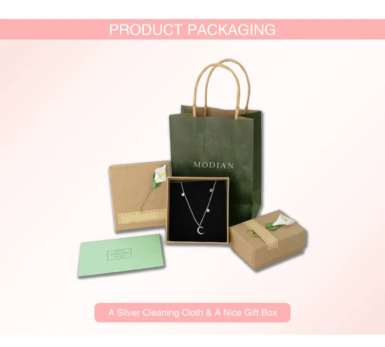 Cercei cu ciucuri și lanț lung cu opal verde Modian Fashion pentru femei, cercei cu picătură din argint 925 autentic, bijuterii fine 2020, noi