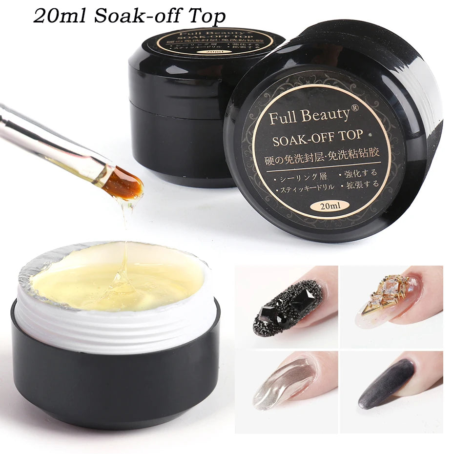 Starker Nagel Kleber Super Klebrig Klebstoff UV Gel Nagellack Für Strass Kristall Edelsteine Schmuck DIY Maniküre Nagel Kunst Werkzeuge LY1826