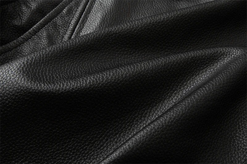 BikerX Milano Lederjacke Vintage Biker - Rindsleder L