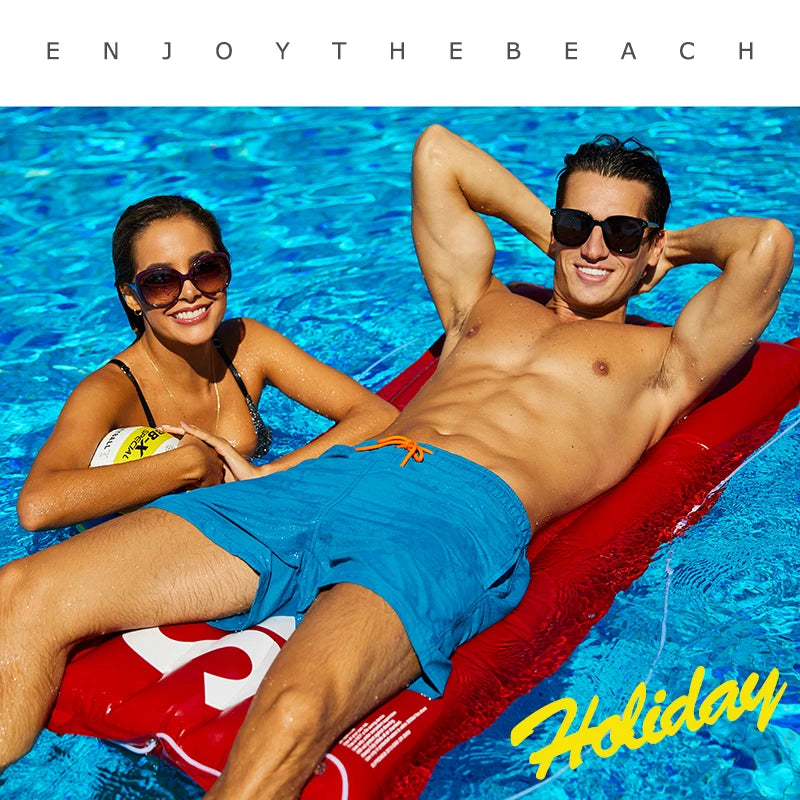 Herren-Badehose 2025: ESCATCH Man Swimwear Swim Shorts Trunks Beach Board Shorts - Swimming Pants Swimsuits Mens Running Sports Surffing Shorts Collection
