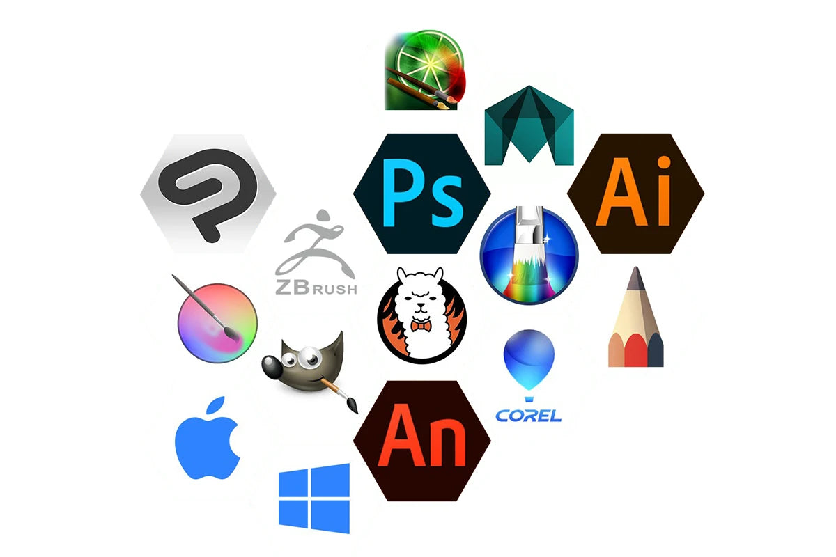 Gaomon PD2200 21.5 Inch Graphics Tablet Anti-Glare Full Lamination Screen Display with 8 Touch Keys Support ±60° Tilt Function