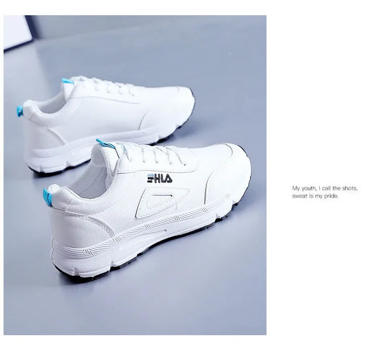 White Shoes for Women Sneakers 2024 Breathable Women's Sports Shoes Outdoor Walking Flats Woman Spring Casual Shoe Lady Sneaker