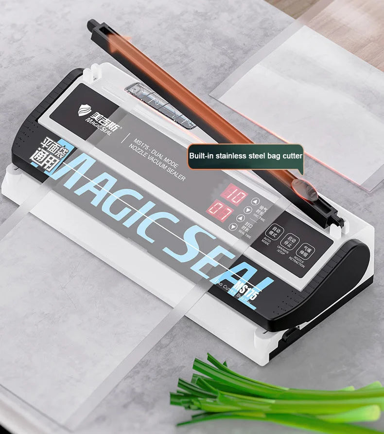 Senior Elektrische Vakuum Versiegelung Verpackungsmaschine Für Heim Küche Für Versiegelung Frisch Verpackungsmaschine Für Lebensmittel Konservierung MS175