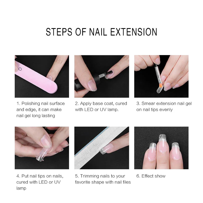 Nagel-Gel 2025: 30ml Acrylic-Hard Crystal-Clear - UV LED Collection