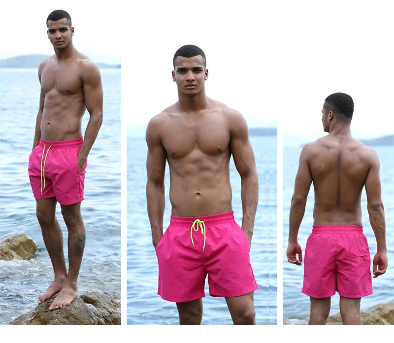 Herren-Badehose 2025: ESCATCH Man Swimwear Swim Shorts Trunks Beach Board Shorts - Swimming Pants Swimsuits Mens Running Sports Surffing Shorts Collection