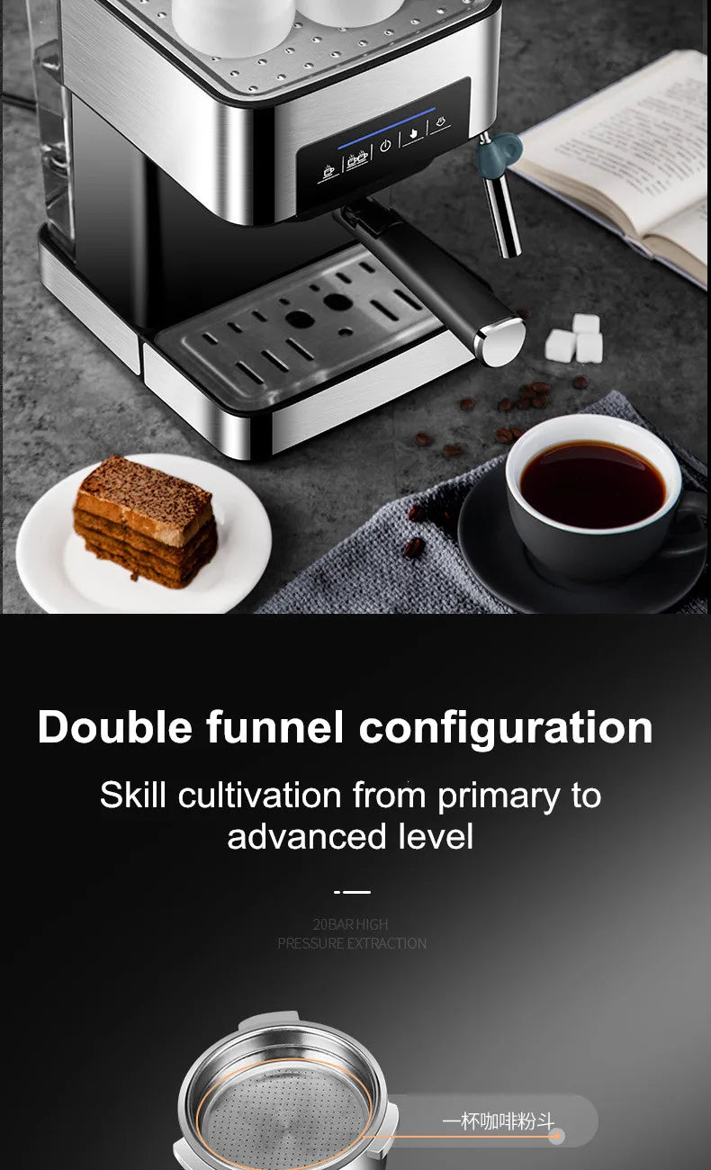 Pink Bunny 001 Espressomaschine Touch - 11-16 Tassen 20bar